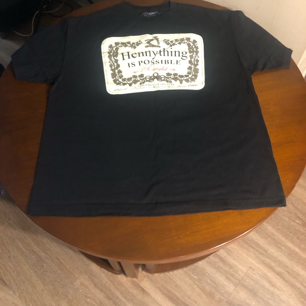 NWOT Fashion Nova HENNYTHING IS POSSIBLE Short Sleeve Tee Size XXL